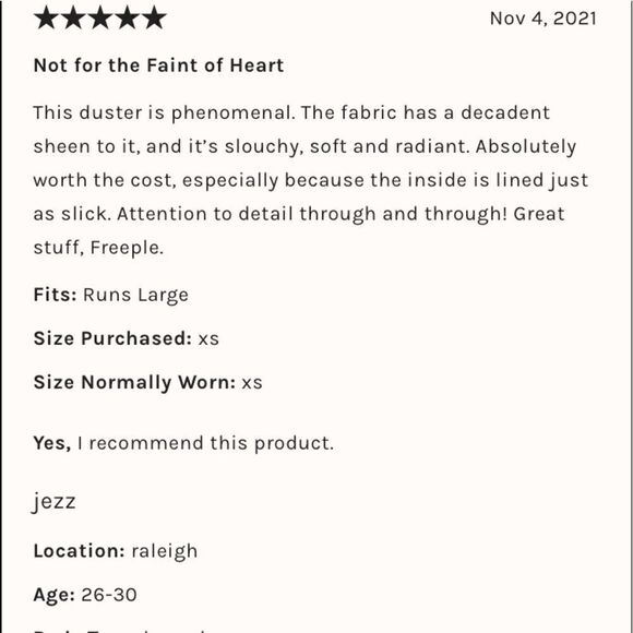 FREE PEOPLE SIMONE VELVET DUSTER NEW PURPLE COMBO NWT SIZE MEDIUM - Picture 14 of 16